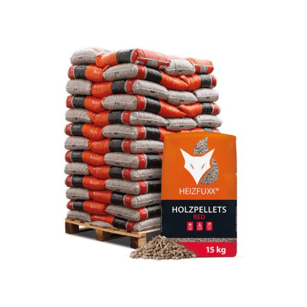 Heizfuxx Holzpellets Red - 65 Säcke à 15 kg