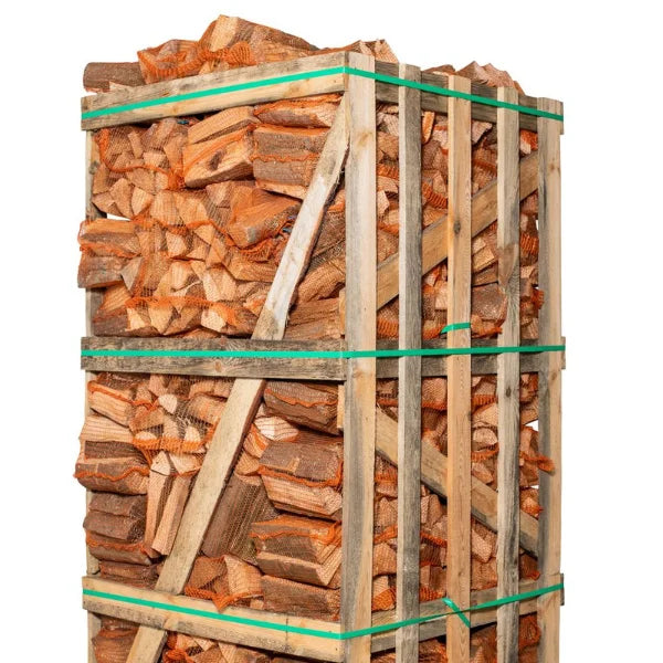 Brennholz Birke 25 cm – 80 Sackpalette
