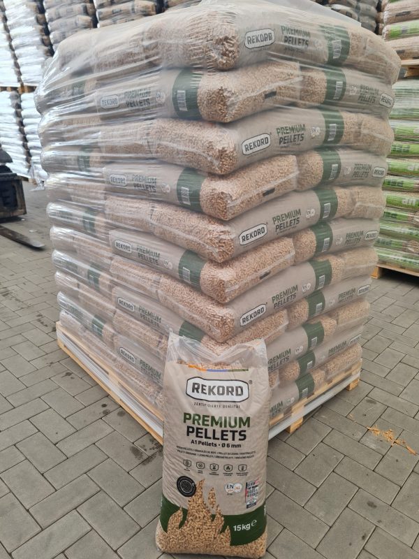 Rekord Premium Pellets – 65 Säcke à 15 kg