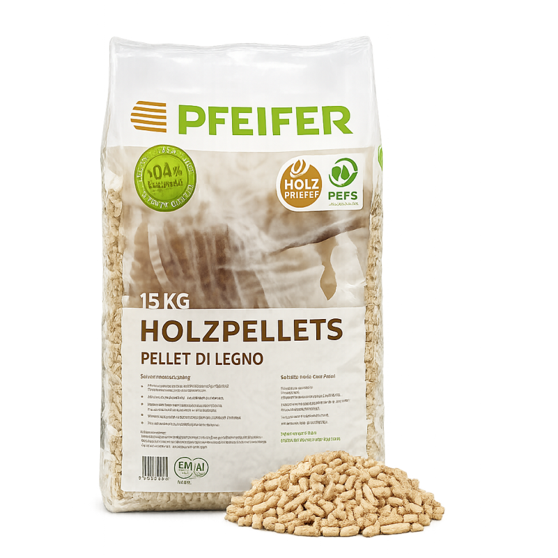 Pfeifer Pellets - 65 Säcke à 15 kg