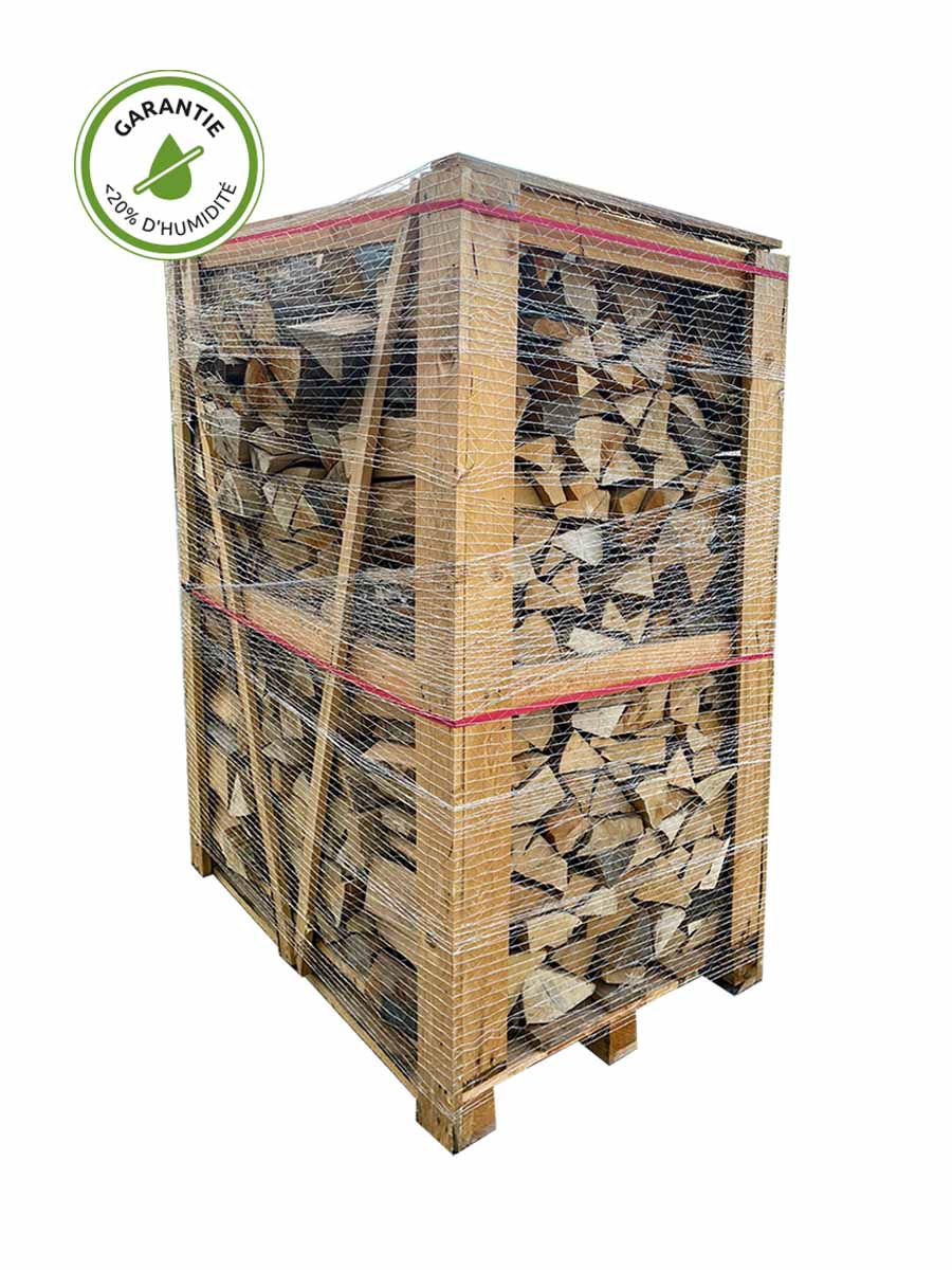 Palette de Brennholz aus Buche – 1,8 m³ gestapelt, kammergetrocknet