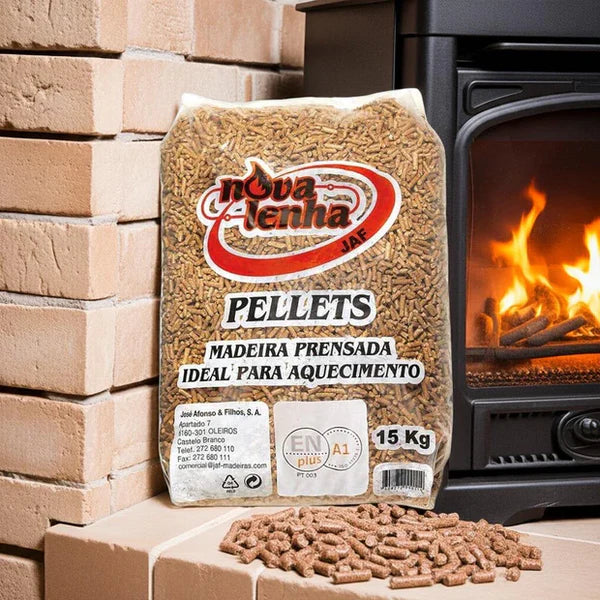 Nova Lenha Pellet – 65 Säcke à 15 kg