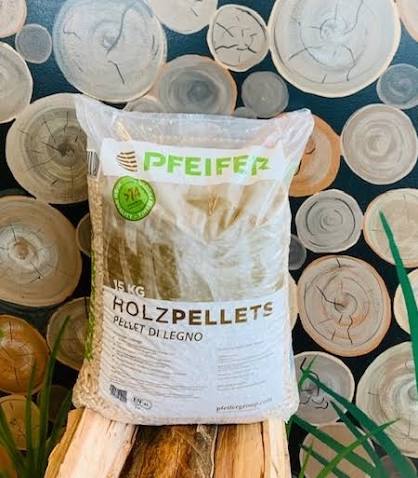 Pfeifer Pellets - 65 Säcke à 15 kg